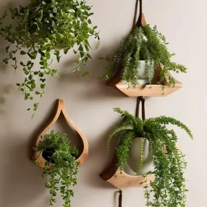 8 Creative DIY Wood Projects​ - wooden plant hangers